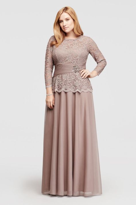 Mother Of The Bride Plus Size, Plus Size Long Dresses, Long Sleeve Mesh Dress, Mother Of The Bride Dresses Long, Plus Size Gowns, Mother Of Groom Dresses, Plus Size Formal Dresses, Muslim Fashion Dress, Bride Groom Dress