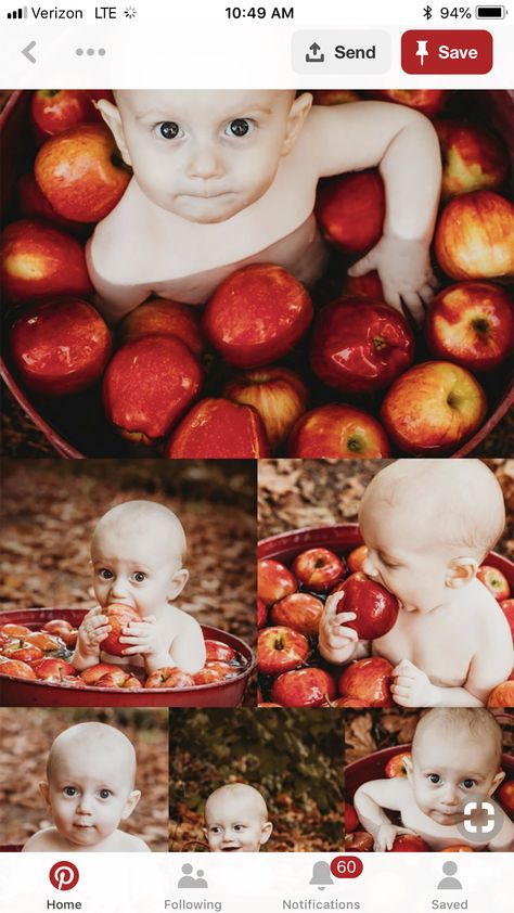 Outdoor Baby Pictures, Baby Picture Ideas, Fall Baby Photos, Fall Baby Pictures, Baby Christmas Photography, Baby Photo Ideas, 6 Month Baby Picture Ideas, Bath Pictures, Month Pictures