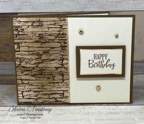 Make Birthday Cards, Cards For Men, Simple Birthday Cards, Homemade Birthday Cards, Masculine Birthday Cards, Card Layouts, Birthday Cards For Men, Birthday Cards Diy, Stamping Up Cards