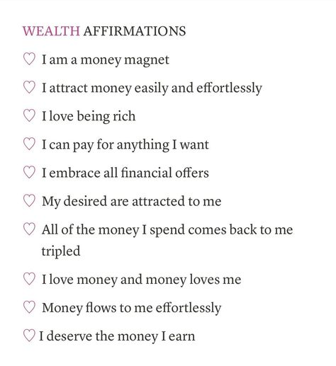 Wealth affirmations! 💸 Follow @rorasubs for daily subliminals, manifestation, and affirmations ♡ #affirmations #manifestation #subliminals #rorasubs #affirming #manifesting #subs #iattract #idontchaseiattract #money #moneyaffirmations #wealth #wealthaffirmations Money Subliminal Affirmations, Subliminal Booster Affirmations, Manifesting Rituals, Manifestation Rituals, Energy Affirmations, Subliminal Affirmations, Tell Me Something Good, Manifesting Wealth, Money Manifestation