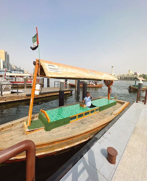 i didn't even realize this was something i should have on my to-do in dubai list but riding the original boats they used for trading and now to get across the water was such a fun and interesting way to get to the souk! ⁠ ⁠ the souk + bazar is on so many to do in dubai list, and for good reason. i was expecting to purchase lots of jewelry but ended up with lots of spices Lots Of Jewelry, To Do, In Dubai, Then And Now, And Now, Boats, The Original, Dubai, The Originals