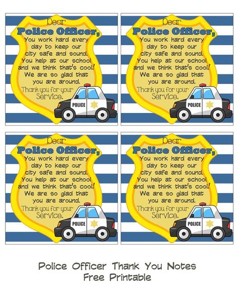 Respecting Police Officers may be of more importance now that ever before. This Family Night lesson aims to teach our children the importance of gratitude. Police Appreciation Gifts, Police Officer Appreciation, Police Crafts, Law Enforcement Appreciation, Police Appreciation, Community Service Ideas, Police Wife Life, Community Helpers Preschool, Blessing Bags