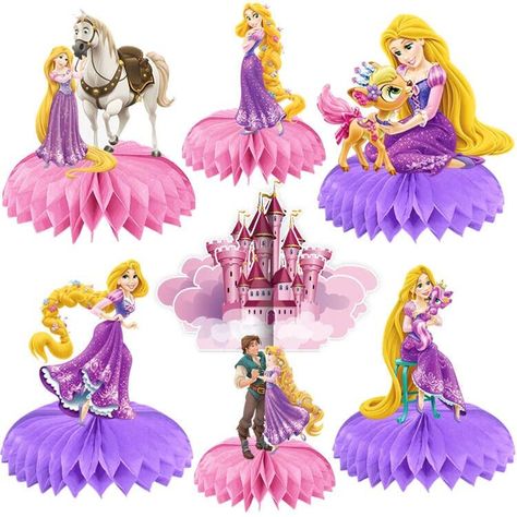 PRICES MAY VARY. Title: Rapunzel Birthday Party Supplies 7pcs Rapunzel Theme 3D Double Side Table Decorations Honeycomb Centerpieces Princess Rapunzel Birthday Party Decorations for Boys and Girls. Product Type: Categories Rapunzel 5th Birthday Party, Rapunzel Birthday Party Decorations, Tangled Party Decorations, Tangled Rapunzel Birthday Party, Side Table Decorations, Rapunzel Theme, Princess Birthday Decorations, Tangled Birthday Party, Rapunzel Birthday