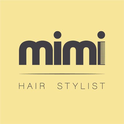 Hairstylist Logo Design, Hairstylist Logo, Hairdresser Logo, Hair Stylist Logo, Cosmetology School, Beautiful Hairstyles, School Logo, Hair Studio, Logo Fonts