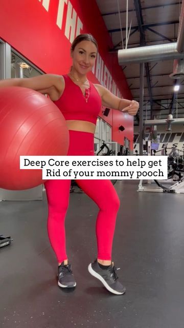 B R E E A N N A • C O X on Instagram: "Did you know, if you work your deep core (transverse abdominal muscles) it acts as a corset and can actually flatten your mommy pooch?? Of course you have to lower overall body fat percentage in order to see visible abs… but most women don’t do correct ab exercises to heal from the inside out. These exercises are great examples of working your deep, inner core to tighten up your midsection and get rid of the “mommy pooch” Not only does strengthening y Deep Inner Core Workout, Med Ball Abs Core Workouts, Best Deep Core Exercises, Ball Abs Core Exercises, Transverse Abdominal Exercises, Deep Core Exercises Pregnancy, Deep Core Exercises, Mommy Pooch, Body Fat Percentage