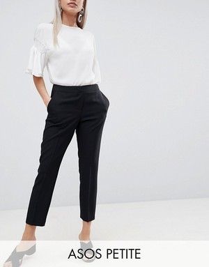 How to Get Meghan Markle's Chicest Looks for Less | The Everygirl Peg Pants, Fashion Petite, Formal Trousers, Asos Petite, Women Fashion Edgy, Petite Pants, Asos Curve, Pocket Pants, Pants Black