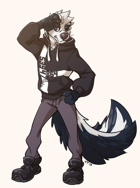 Skunk Fursona, Badger Illustration, Zootopia Characters, Expression Sheet, Humanoid Creatures, Anime Animals, Weird Animals, Character Inspiration, Animal Art