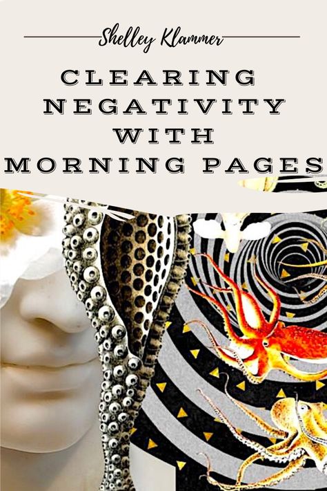 "I read Julia Cameron's seminal book the "Artist's Way" over 20 years ago. She encouraged 3 pages of longhand, spontaneous writing first thing in the morning as a way to clear out negativity."   ~ Shelley Klammer The Artists Way Morning Pages, The Artist Way, Artists Way, Art For Change, Process Emotions, Therapy Questions, Building Games For Kids, Writing Journaling, Creative Arts Therapy
