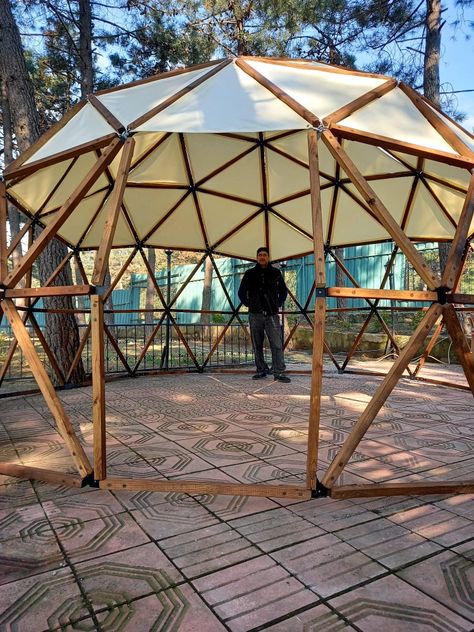 Grotto Design, Geodesic Dome Kit, Geometric Dome, Dome Greenhouse, Camping Planning, Glass Cabin, Green Dome, Pavilion Architecture, Glamping Resorts