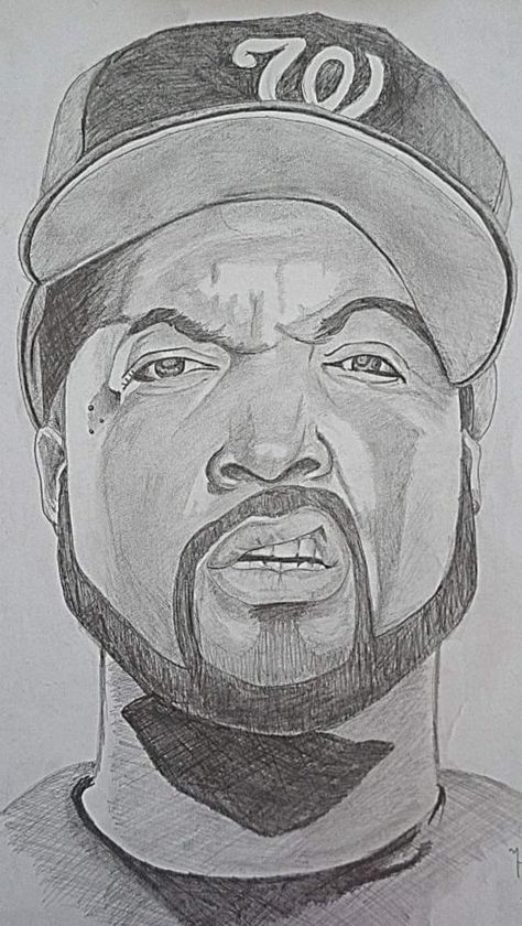 Ice Cube Rapper. For more entertaining Artworks follow up: YouTube: https://www.youtube.com/c/ArtbyHashir Instagram: https://www.instagram.com/hashir_zk/ Ice Cube Drawing, Ice Cube Rapper, King Lebron James, Drawing Superheroes, Skull Art Drawing, Rapper Art, Naruto And Sasuke Wallpaper, Cute Bunny Cartoon, Graffiti Cartoons