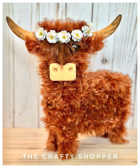 Dollarama Crafts, Diy Jenga Blocks Ideas, Diy Jenga, Cow Crafts, Dt Crafts, Scottish Christmas, Cow Craft, Jenga Blocks, Headband Tutorial