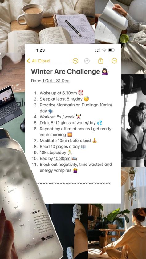 Winter arc plan Before New Year, Create Healthy Habits, Winter Arc, Winter Wellness, Energy Vampires, Exam Motivation, 90 Day Challenge, Time Wasters, Happiness Challenge