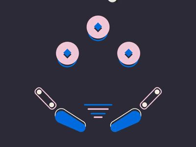 Phil nicholson animation motion design manchester dribbble gif loop vector illustration Pinball Art Design, Pinball Illustration, Pinball Animation, Bounce Animation, 3d Pinball Space Cadet, Vintage Pinball Art, Pinball Art, Bouncing Ball, Rube Goldberg Machine