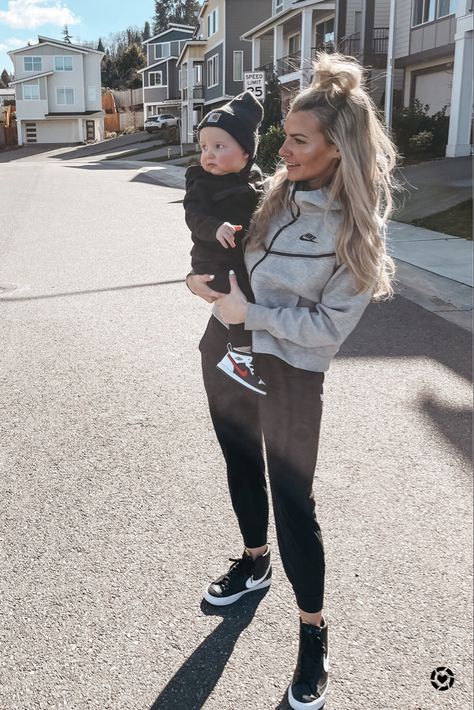 Mommy & me Nike outfits! http://liketk.it/3acRS @liketoknow.it #liketkit #LTKbaby #LTKfamily #LTKfit @liketoknow.it.family Baby Nike Outfits, Baby Boy Nike Outfits, Baby Nike Outfit, Tracksuit Aesthetic, Nike Baby Clothes, Future Aspirations, Nike Blazers Outfit, Blue And White Outfits, Baby Boy Nike