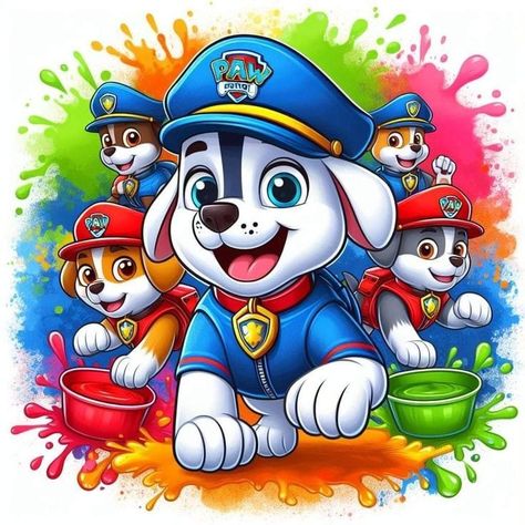 Graphic Design Activities, Paw Patrol Decorations, Paw Patrol Cartoon, Relatable Comics, A Cartoon Character, Sublimation Ideas Projects Inspiration, School Murals, Tshirt Printing Design, Cute Cartoon Images