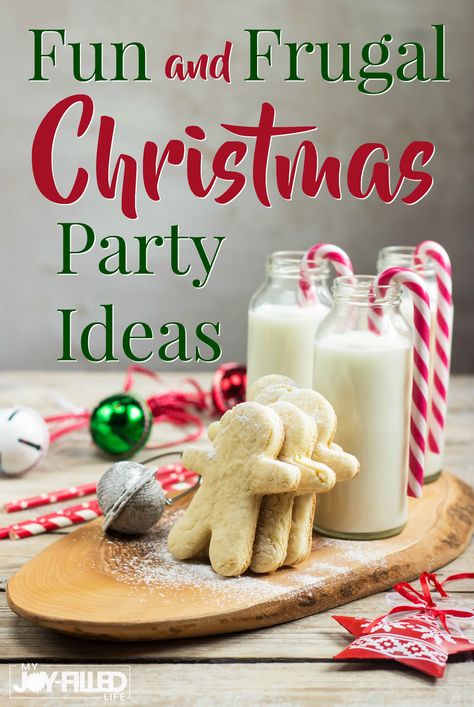 A list of fun and frugal Christmas party ideas to help inspire a cost-effective way to enjoy the holiday without going broke. #Christmasparty #frugalliving #christmasparty #christmas via @slavila Homeschool Christmas, Budget Christmas, Frugal Christmas, Christmas Tips, Christmas Party Themes, Frugal Family, Christmas Planning, Christmas On A Budget, Christmas Party Ideas