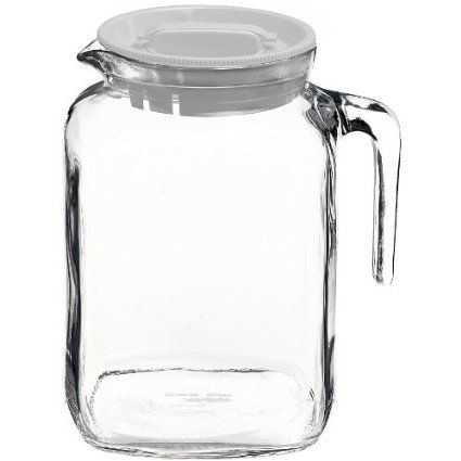 Drink Pitcher, Tea Pitcher, Bormioli Rocco, Glass Jug, Kitchen Helper, Glass Pitcher, Glass Pitchers, Brewing Tea, Mason Jar Mug