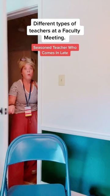 Karen Cassady on Instagram: "The last one 🫠 #teacher #teachers #teach #teaching #teachersofinstagram #teacherlife #teachersfollowteachers #student #students #school #coworker #faculty #facultymeeting #meeting #elementaryteacher #middleschool #middleschoolteacher #elementaryschool #highschool #highschoolteacher #character #principal #comedy #reels #fyp" Teacher Humour Primary School, Funny Teacher Memes Hilarious, Middle School Teacher Humor, Funny Teacher Videos, Teacher Humor Elementary, Teacher Videos, Sweet Videos, Back To School Videos, Teacher Humour