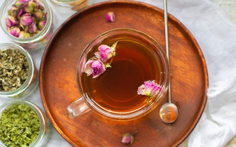 My Go-To Tea for Heavy Menstrual Bleeding | Natural Hormone Healing Menstrual Tea Blend, Menstrual Tea, Hormone Healing, Heavy Menstrual, Menstrual Relief, Heavy Periods, Red Raspberry Leaf, Irregular Periods, Natural Hormones