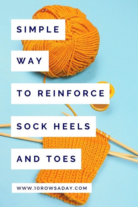 Reinforced Heel Socks, Knit Sock Heels, Sock Heels Knitting, Sock Heels, Knitting Hacks, Yarn Ideas, Handmade Socks, Knitting Tips, Sock Knitting