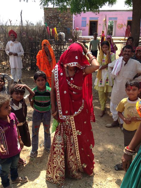 Indian bride in a village, arranged marriage Indian Arranged Marriage, Angela Carter, Theatre Production, Arranged Marriage, Indian Bride, Costume Design, Crab, Fairy Tales, Quick Saves