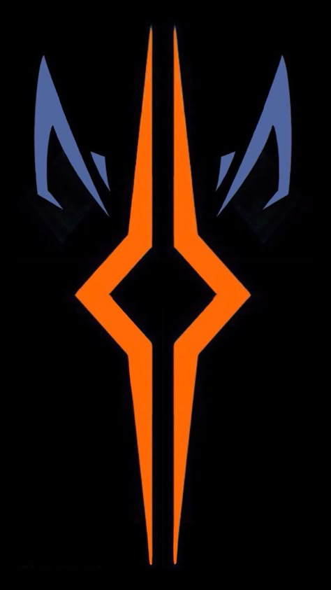 Ahsoka Symbol, Clone Wars Tattoo, Fulcrum Symbol, Star Wars Tattoo Sleeve, Star Wars Stencil, Star Wars Symbols, Armadura Cosplay, Ashoka Tano, Star Wars Background