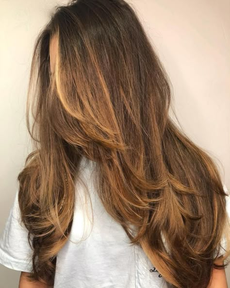 Cute Layered Hairstyles, Cuts For Long Hair, Hairstyles Layered, Longhair Hairstyles, Curled Ends, Haircuts For Long Hair With Layers, Layered Hair With Bangs, Long Face Hairstyles, Layered Hairstyles