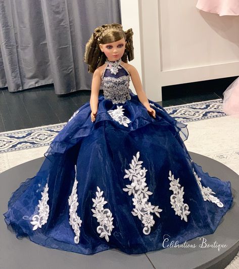 Dream Decorations, Royal Blue Quince, Blue Quince, Royal Blue Dresses, Rapunzel, Quince, Quinceanera, Pretty Dresses, Tiara