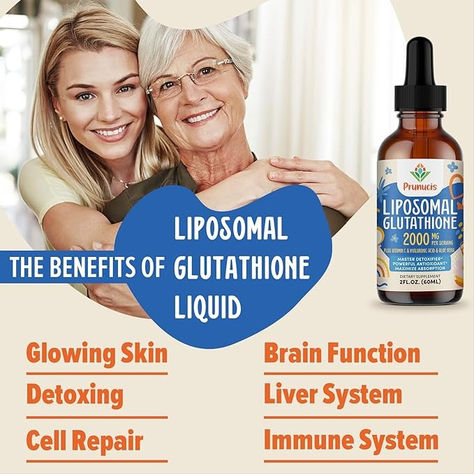 Glutathione is a powerful antioxidant. It supports the brain, liver, immune system, and skin health! There are so many benefits! Liposomal Glutathione, Wellness Essentials, Liquid Supplements, Hydrogen Water, Skincare And Haircare, Brain Function, Natural Skincare, Non Gmo, The Brain