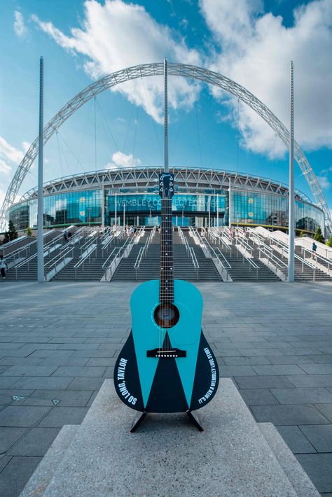 Taylor Swift Guitar, Wembley Stadium, Travis Kelce, Love Story, Taylor Swift, Swift, Guitar, London