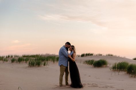 northern michigan romantic engagement photographer Sand Dunes Engagement Photos, Sleeping Bear, Sand Dunes, Photography Ideas, Engagement Photos, Wedding Photography, Photography