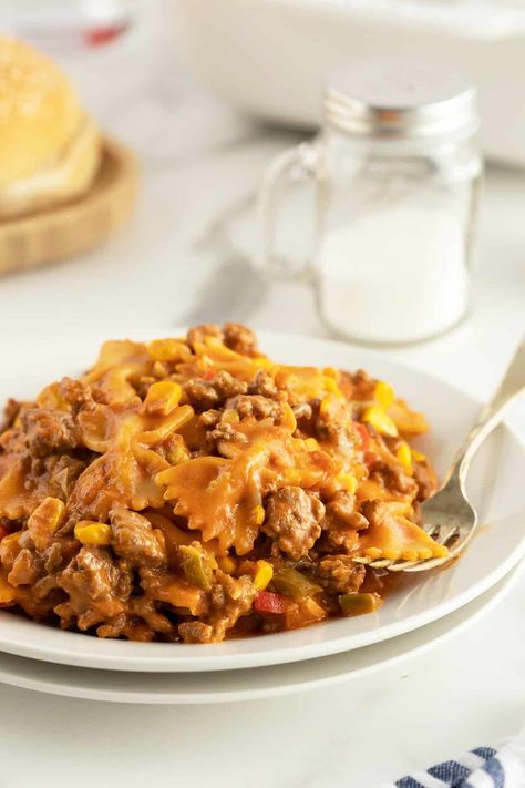 Leftover Sloppy Joes, Sloppy Joe Casserole, Meat Casserole, Comfort Casseroles, Pasta Casserole, Sloppy Joe, Frugal Meals, Sloppy Joes, Ultimate Comfort Food