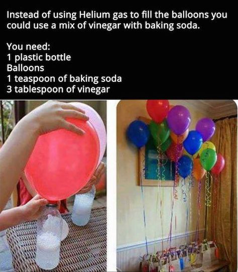 Diy Crafts To Do At Home, Floating Balloons, Anniversaire Diy, Party Hacks, Diy Birthday Decorations, Diy Birthday Party, Diy Crafts To Do, Balloon Diy, Ideas Party