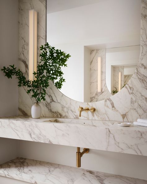 Faucet In Wall Bathroom, Nyc High Rise Apartment, High Rise Apartment, Marble Tub, Luxury High Rise, David Mitchell, Bespoke Kitchen Design, High Rise Apartments, Manhattan Apartment