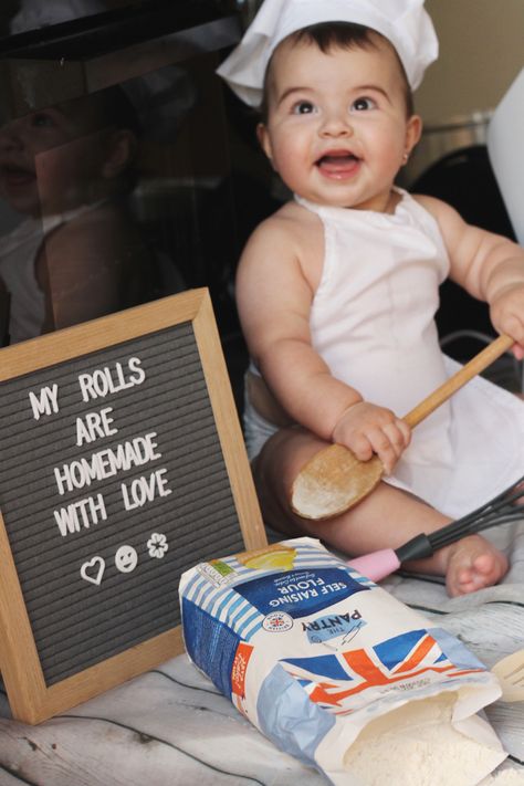 These Rolls Are Homemade Baby Picture, Milestone Photos, Homemade Rolls, Baby Letters, Newborn Baby Photos, Homemade Baby, Baby Photoshoot, Baby Pictures, Baby Photography