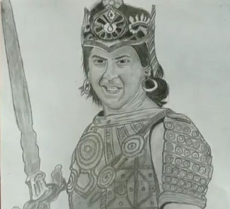 Mahabharat Drawing, Abhimanyu Mahabharat, Mahabharat Characters, Paras Arora, Characters Drawing, Krishna Drawing, Epic Characters, Drawing Challenge, Pencil Sketch