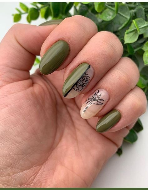 Autumn Manicure, Olive Nails, Beauty Hacks Nails, Nail Polish Storage, Nail Art Techniques, Happy Nails, Short Square Nails, Nail Art Designs Diy, Nail Art Designs Videos