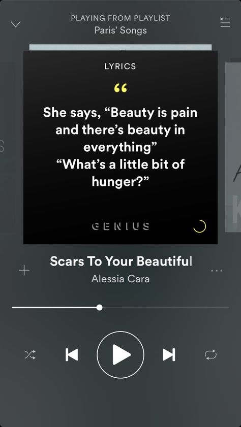 Scars To Your Beautiful Lyrics, Scars To Your Beautiful Song, Alessia Cara, Beautiful Lyrics, Music Wallpaper, Pretty Lyrics, Beautiful Songs, Music Lyrics, Beautiful Quotes