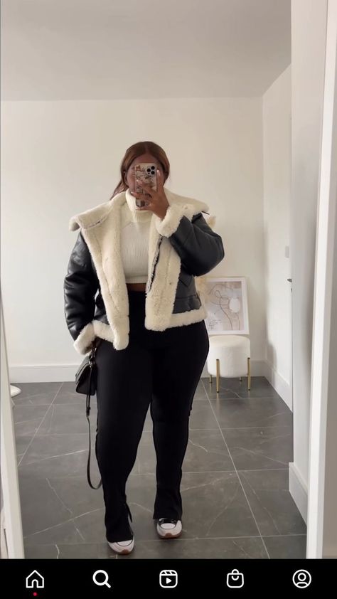 Plus Size Winter Outfits Black Women Baddie, Plus Size Winter Outfits Black Women, Plus Size Winter Outfits Casual, Plus Size Baddie Outfits Going Out, Business Casual Outfits For Women Plus Size, Outfits For Apple Shaped Women, Fall Plus Size Outfits 2023, Plus Size Fall Outfits Big Stomach, Apple Shape Outfits Plus Size