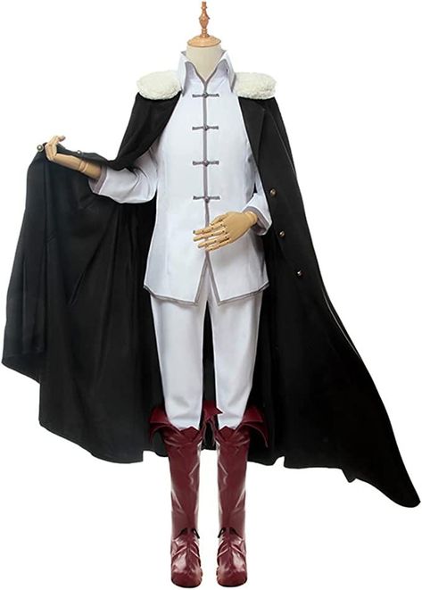 Bungou Stray Dogs Fyodor, Anime Bungou Stray Dogs, White Uniform, Fyodor Dostoevsky, Men Halloween, Bungou Stray Dogs, Cloak, Halloween Outfits, Cosplay Costume