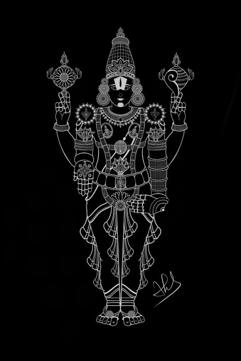 Venkateswara Swamy Sketch, Lord Venkateshwara Drawing, Venkateshwara Swamy Drawing, Balaji Sketch, Perumal Drawing, Tirupati Balaji Drawing, Venkateswara Swamy Images, God Venkateswara Images Hd Wallpaper, Temple Drawing