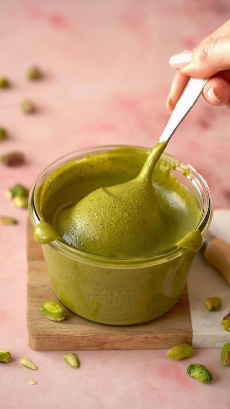 Dive into the delightful world of homemade spreads with this easy pistachio butter recipe. Perfect for adding a nutty twist to your morning toast or elevating your favorite dessert, this creamy concoction is both nutritious and delicious. With just a few simple ingredients and a blender, you can whip up a jar of this vibrant green goodness in no time. Embrace the joy of crafting your own pistachio butter and savor the satisfaction of knowing exactly what goes into your food. Ideal for food enthusiasts and DIY lovers alike, this recipe is a must-try for anyone looking to explore new flavors in their kitchen. Pistachio Sauce Recipe, Pistachio Paste Recipe, Pistachio Dip, Pistachio Dessert, Raw Pistachios, Pistachio Recipes, Cake Filling Recipes, Pistachio Butter, Pistachio Cream