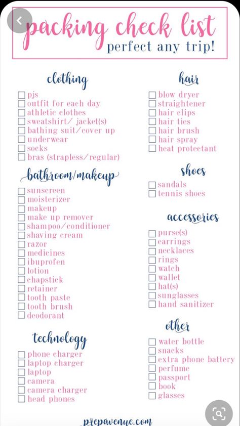 Travel Packing Checklist, Military Orders, Packing Checklist, Parc D'attraction, Vacation Packing, Travel Checklist, Packing List For Travel, Nightlife Travel, Packing Tips For Travel