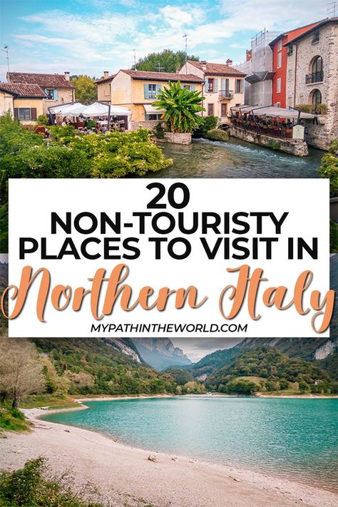 Northern Italy hidden gems: A north Italy travel guide of non-touristy beautiful places to visit Northern Italy Road Trip, North Italy Roadtrip, North Italy Travel, Italy Padua, Italy Hidden Gems, Italy North, Northern Italy Travel, Trip Italy, Best Places In Italy