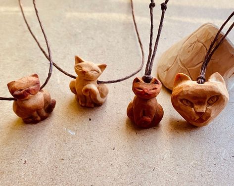 Avacado Pit Carve, Avocado Seed Carving, Avocado Pit Carving, Avocado Carving, Meditating Cat, Avocado Pits, Avocado Pit, Cat Unique, Seeds Gifts