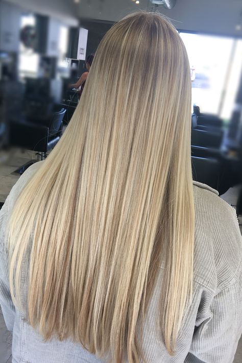 Babylights Blonde Balayage Hair, Everyday Hair, Long Blond, Platinum Hair, Blonde Hair Inspiration, Insta Post, Shades Of Blonde, Long Blonde Hair, Everyday Hairstyles