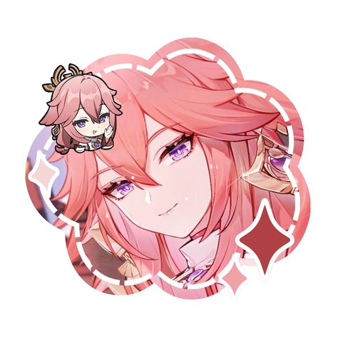 Yae Miko Aesthetic Pfp, Genshin Impact Yea Miko, Yae Miko Widget, Genshin Yae Miko, Miko Aesthetic, Yae Icon, Yae Miko Pfp, Yae Miko Icon, Yea Miko