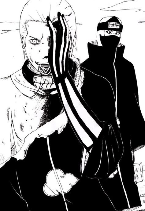 #Hidan and #Kakuzu ~ The team with an overload on humour! <3 Ichigo Kurosaki Wallpaper, Hidan And Kakuzu, Naruto Tattoo, Naruto Drawings, The Legion, Naruto Ship, Naruto Manga, White Drawing, Naruto Pictures