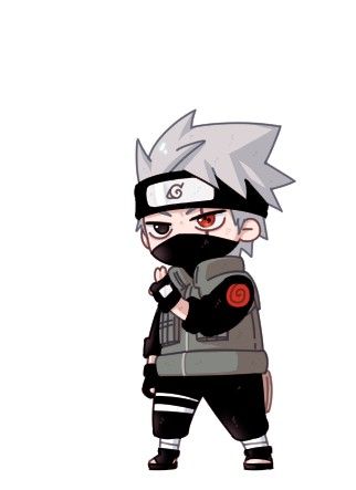 Chibi Kakashi, Chibi Naruto Characters, Kakashi And Obito, Itachi Uchiha Art, Hatake Kakashi, Naruto Teams, Naruto Drawings, Kakashi Sensei, Naruto Uzumaki Shippuden