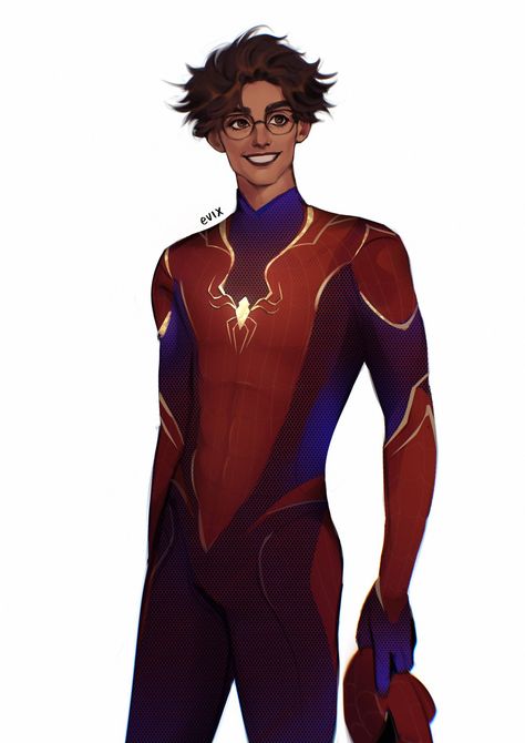 evix on Twitter: "JAMES POTTER AS SPIDERMAN suit design by me🕸️ #marauders #jamespotter https://t.co/E9w0Qkjhku" / Twitter James Potter Fanart Cute, James Potter Spiderman Fanart, James Potter Spiderman, Spidey Doodles, Spiderman Suit Designs, James Potter Fan Art, James Potter Fanart, Spiderman Suit, Marauders Art